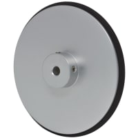 Encoder Products Company 300 mm circumference wheel, Rubber Insert, 3/8in bore, 10 mm wide