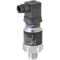 Endress+Hauser Pressure Sensor 0-10V Valve Plug ISO4400 NPT1/2 10bar/150psi MNPT1/2 FNPT1/4