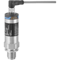 Endress+Hauser Cerabar Pressure Sensor 4-20mA Plug M12 10bar/150psi Gauge MNPT1/2 FNPT1/4