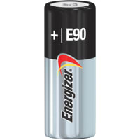 Energizer Battery, Non-Rechargeable, N, Zinc-Manganese Dioxide, 1.5VDC, 1Ah, Flat Top, Energizer