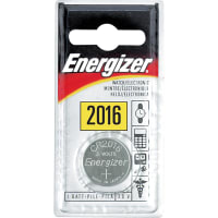 Energizer Battery, Non-Rechargeable, Coin/Button, Lithium Manganese Dioxide, 3VDC, 90mAh