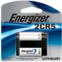 Energizer Battery, Non-Rechargeable, 2 2/3 A-P, Lithium, 6VDC, 52Ah, EnergizerEL