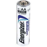 Energizer Battery; Lithium; AA Size; 3000mAh; Bulk