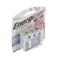 Energizer Battery;Non-Rechargeable;AA;Lithium;1.5VDC;3Ah;Pressure Contact;EnergizerL