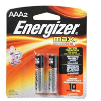 Energizer Energizer Max AAA 2 pk on hanging blister pk card