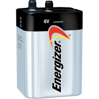 Energizer Battery, Non-Rechargeable, Lantern, Alkaline Zinc-Manganese Dioxide, 6 VDC, 26Ah