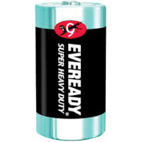 Energizer Battery, Non-Rechargeable, D, Zinc-Manganese Dioxide, 1.5VDC, 8Ah, Eveready Series