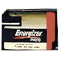 Energizer Battery, Non-Rechargeable, J, Zinc-Manganese Dioxide, 6VDC, 625mAh, Flat Top, Energizer