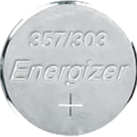 Energizer Battery, Non-Rechargeable, Coin/Button, Silver Oxide, 1.5VDC, 150mAh, Energizer Series