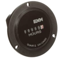 ENM Company HOUR METER, ROUND, 440-480VAC, 3 HOLE