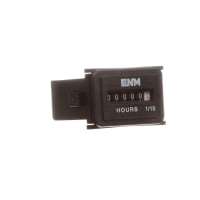 ENM Company Panel Meter, Hour, E-mech, Digital, 6 Dig, Dim 1.43"Wx0.92"Hx2.13"D, Vol-Sup 115VAC