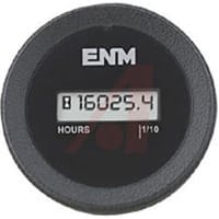 ENM Company Meter, LCD, Round case, power input (5-250 VAC/VDC)