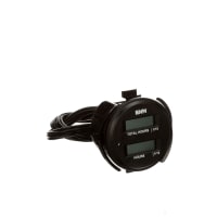 ENM Company Hour Meter, Maintenance, 10-40VDC, IP67, Dual LCD Display, PT12 Series