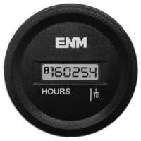 ENM Company Meter, LCD, Rect case w/ear flaps and mounting holes, powr input (5-250 VAC/VDC)