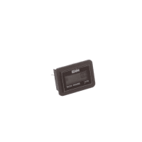 ENM Company Panel Meter, Hour/Tachometer, Elec, LCD, Range 0-99999.9hrs., Cut-Out 0.94x1.43"