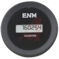 ENM Company Counter Round Case, 2-250 VAC/VDC