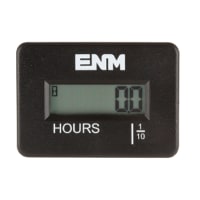 ENM Company Hour Meter; Rectangular; 6-Digit; Self-Powered; 115-275VAC/VDC; 50/60Hz; IP67