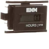 ENM Company Hour Meter Rectangle clip mount, Free Contact