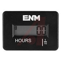 ENM Company Meter, LCD, Rectangular case, free-contact (no external voltage)