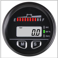 ENM Company Hour Meter / Service Timer, w/battery discharge indicator, 8-60VDC