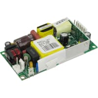 EOS Power Power Supply, AC-DC, 24V, 1.7A, 90-132/180-264V In, Open Frame, Pnl Mnt, LFVTL Series