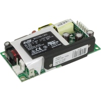 EOS Power Power Supply, AC-DC, 24V, 2.5A, 90-240VIn, Open Frame, Pnl Mnt, Medical, 60W, MVLT Series