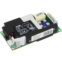 EOS Power Power Supply, AC-DC, 5V, 10A, 90-132/180-264V In, Open Frame, Panel Mount, LFVTL Series