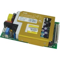 EOS Power PwrSup, AC-DC, Out -12, -5, 5, 12VDC, In 90 to 240VAC, Panel, Open-Frame, Industrial