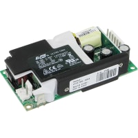 EOS Power Power Supply, AC-DC, 48V, 1.25A, 90-132/180-264V In, Open Frame, Pnl Mnt, LFVTL Series