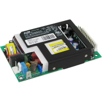 EOS Power PwrSup, AC-DC, Out -12, 5, 12, 24VDC, In 90 to 240VAC, Panel, Open-Frame, Industrial