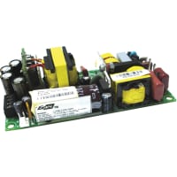 EOS Power Power Supply, AC-DC, 48V, 3.1A, 90-264V In, Open Frame, Panel Mnt, Medical, MWLT Series