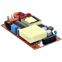 EOS Power Power Supply, AC-DC, 180W, 12V, Open Frame, Industrial, ULP180 Series