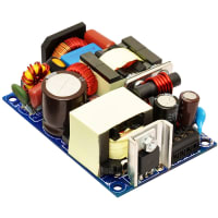 EOS Power Power Suppy, AC-DC, 75W, Open Frame, Medical, 30V, Molex Header, MWLP75