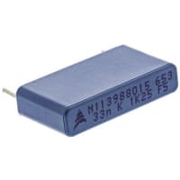 EPCOS Epcos B32652 33nF Polypropylene Film Cap 1250V dc, 500V ac +/-10%, Through Hole