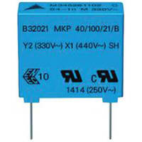 EPCOS Epcos B32022 10nF Polypropylene Film Capacitor 300 V ac +/-20%, Through Hole