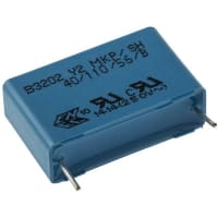 EPCOS Epcos B32023 68nF Polypropylene Film Capacitor 300 V ac +/-20%, Through Hole