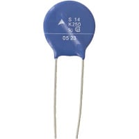 EPCOS Varistor, 250 Vrms @ +85 C, 320 VDC @ +85 C, 4500 A (Max.) @ +85 C, Leaded