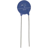 EPCOS Varistor, 50 Vrms @ +85 C, 65 VDC @ +85 C, 135 V (Max.) @ +25 C, Metal Oxide