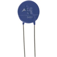 EPCOS Varistor, 420 Vrms @ +85 C, 560 VDC @ +85 C, 8000 A (Max.) @ +85 C, Leaded