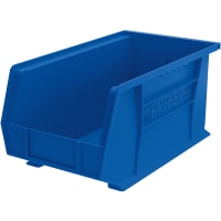 Akro-Mils Bin, AkroBin 14-3/4 x 8-1/4 x 7, Blue