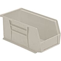 Akro-Mils Storage Bin; Polypropylene; Stone; 10-7/8 in. L X 5-1/2 in. W X 5 in. H