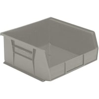 Akro-Mils Storage Bin; Polypropylene; Stone; 10-7/8 in. L X 11 in. W X 5 in. H