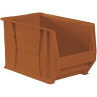 Akro-Mils Storage Bin; Polypropylene; Red; 20 in. L X 12-3/8 in. W X 12 in. H