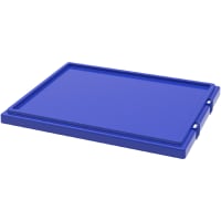 Akro-Mils Lid, Polyethylene, Blue, 35190, 35191