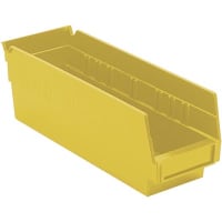 Akro-Mils Storage Bin; Polypropylene; Yellow; 11-5/8 in. L X 2-3/4 in. W X 4 in. H