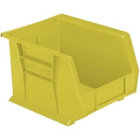 Akro-Mils Storage Bin; Polypropylene; Yellow; 10-3/4 in. L X 8-1/4 in. W X 7 in. H