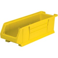 Akro-Mils Storage Bin; Polypropylene; Yellow; 23-7/8 in. L X 8-1/4 in. W X 7 in. H