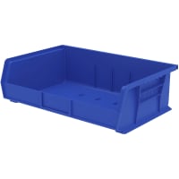 Akro-Mils Bin, AkroBin 10-7/8 x 16-1/2 x 5, Blue