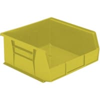 Akro-Mils Storage Bin; Polypropylene; Yellow; 14-3/4 in. L X 8-1/4 in. W X 7 in. H