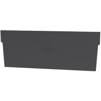 Akro-Mils Divider, Polypropylene, Black, Shelf Bins 30150, 30158, 30184